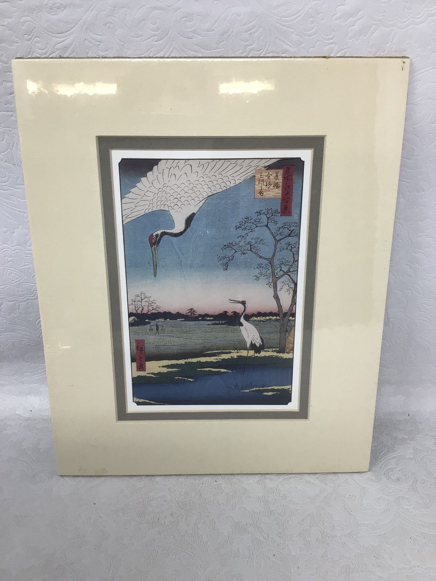 A Pair Of Japanese Reproduction Lithographs