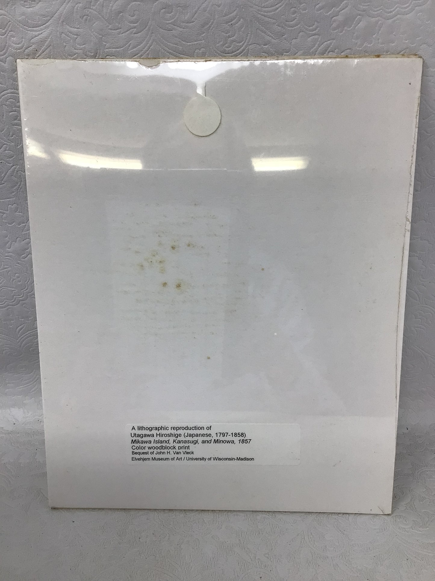 A Pair Of Japanese Reproduction Lithographs