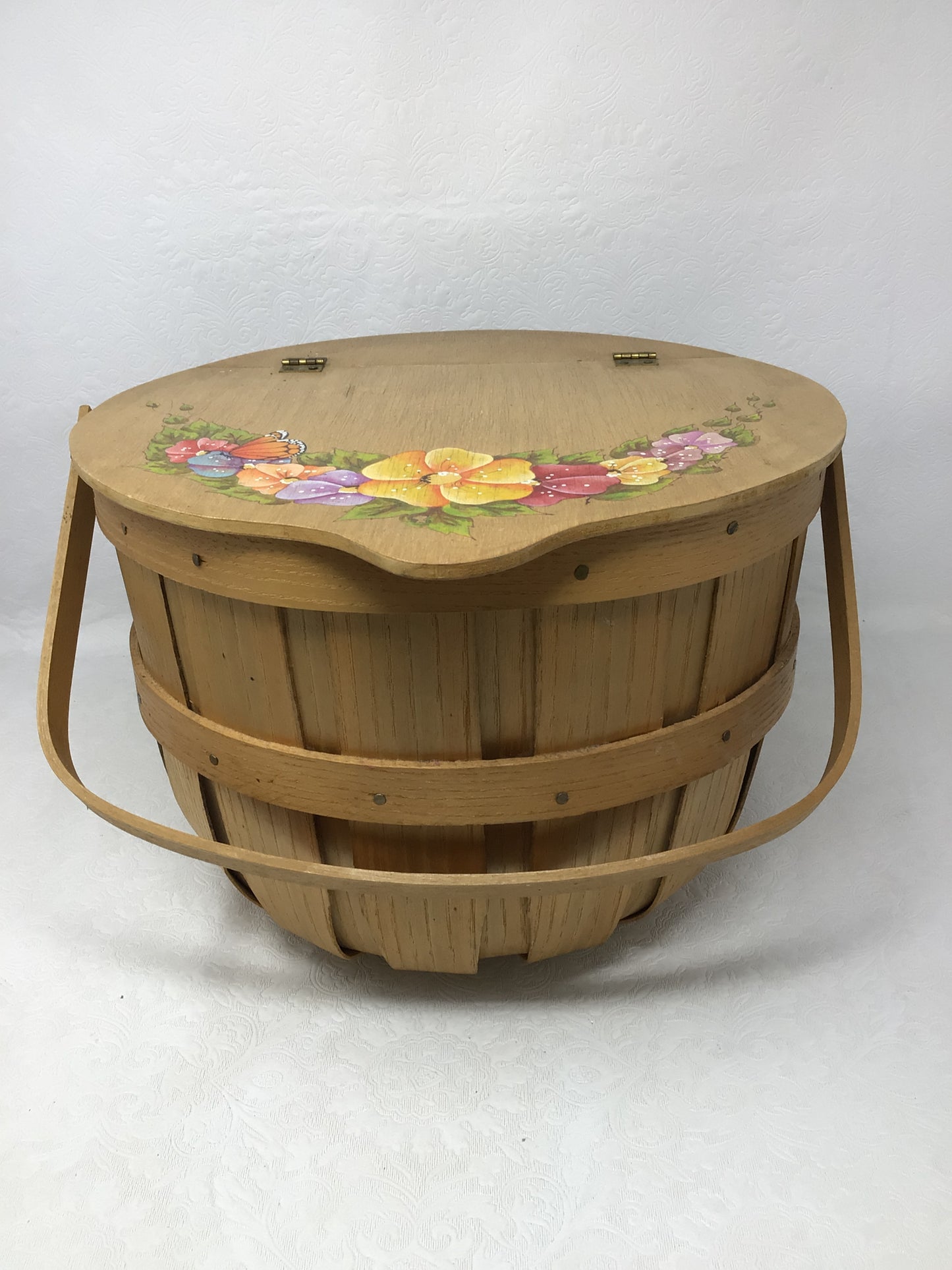 Folk Art Woven Basket