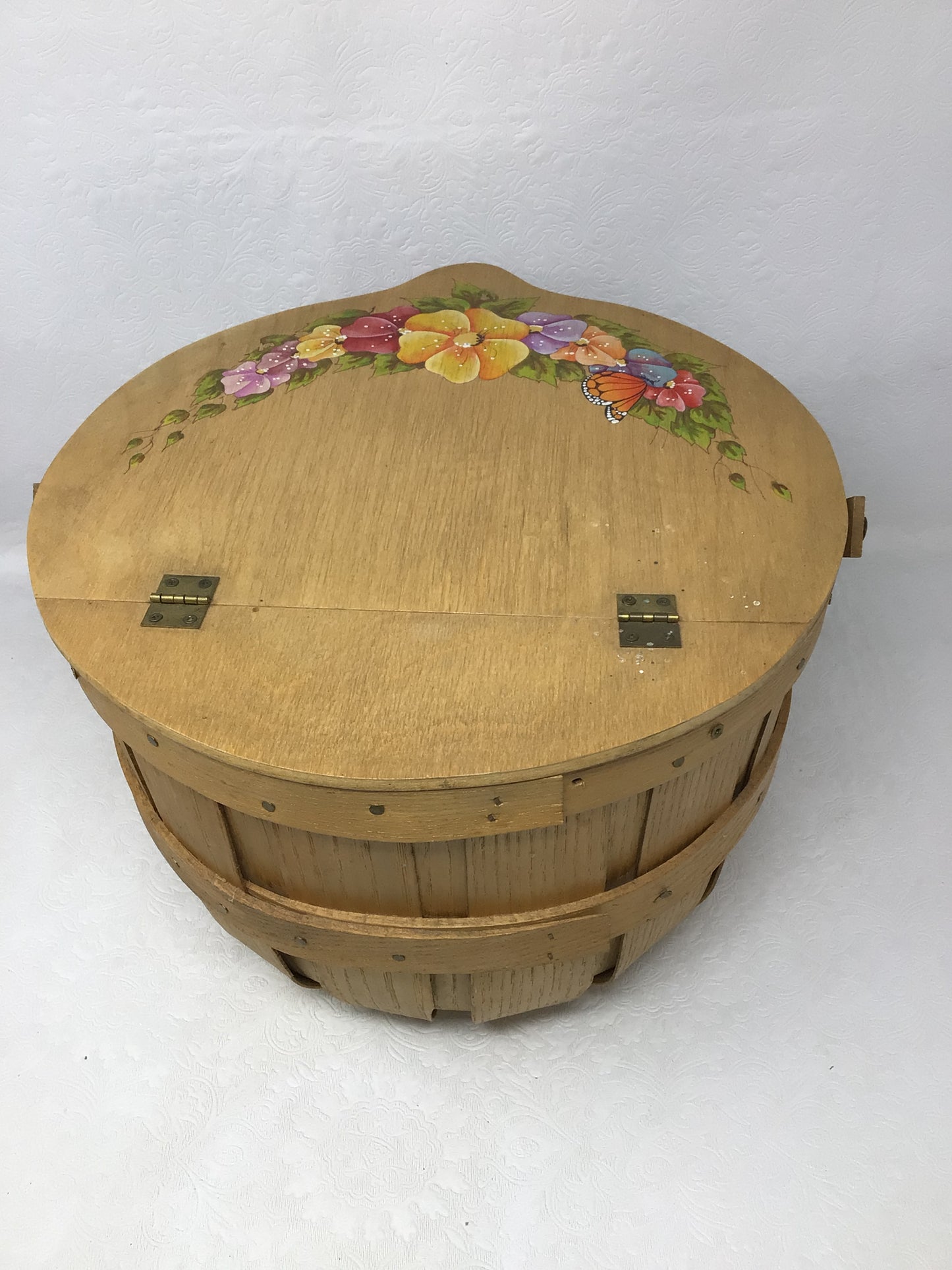 Folk Art Woven Basket