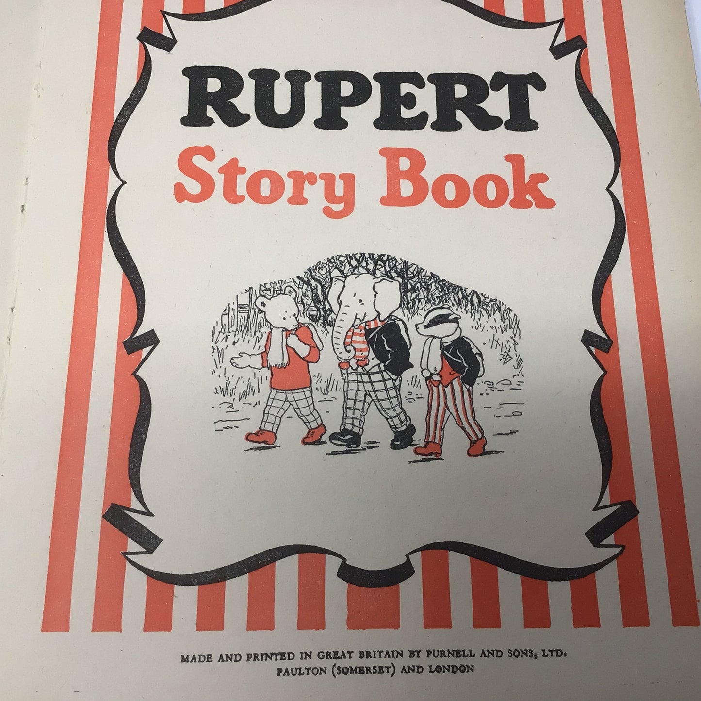 Set of 2 Vintage Rupert Bear Hardcover Books