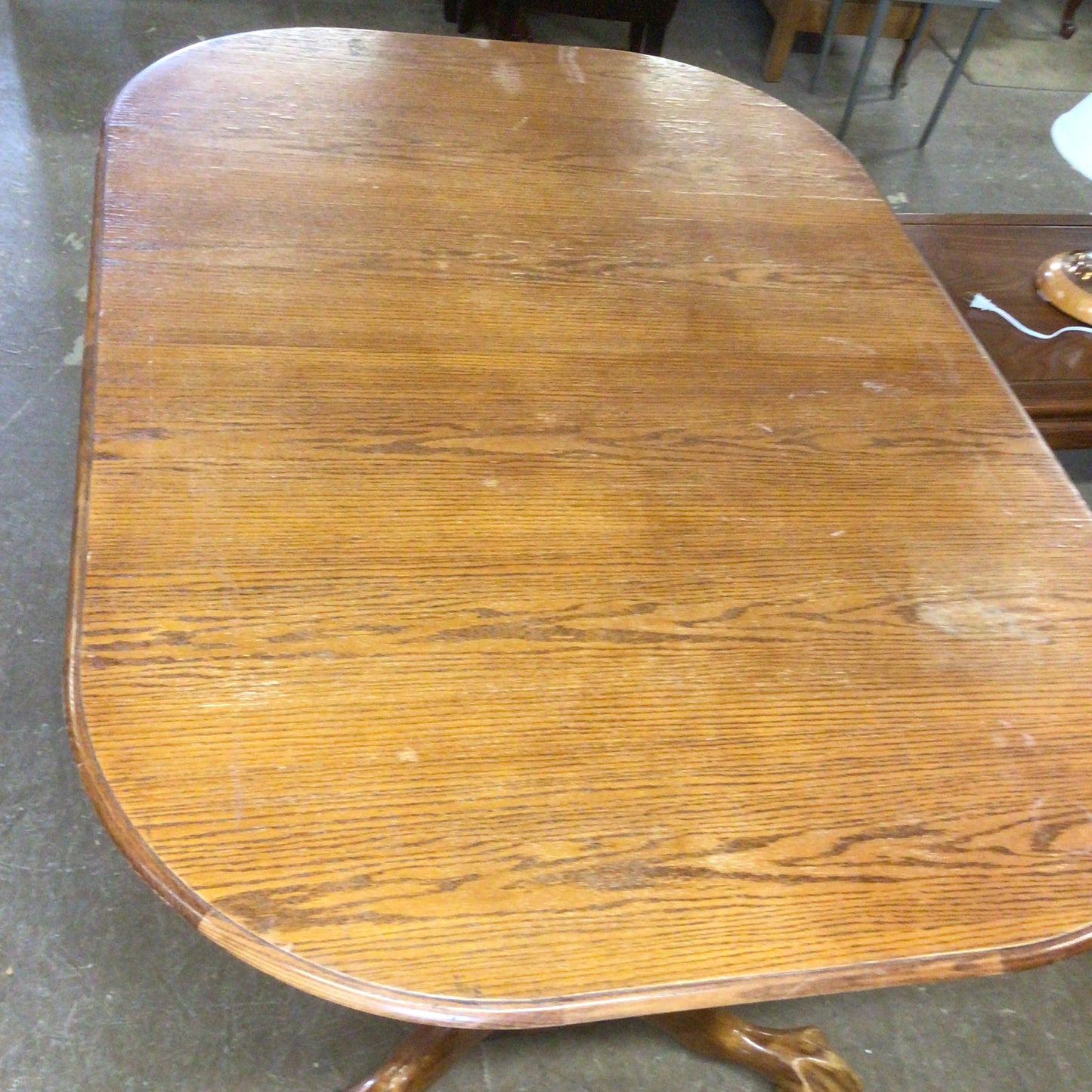 Oak Pedestal Table