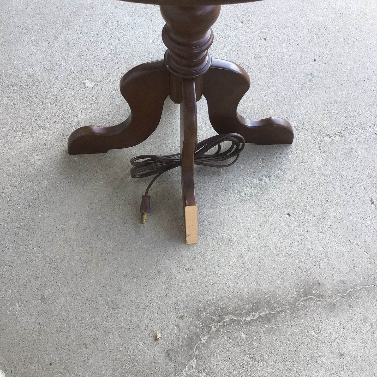 MCM Floor Lamp with Drop Leaf Table