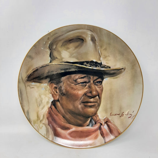 John Wayne "The Man of the Golden West" Collector Plate