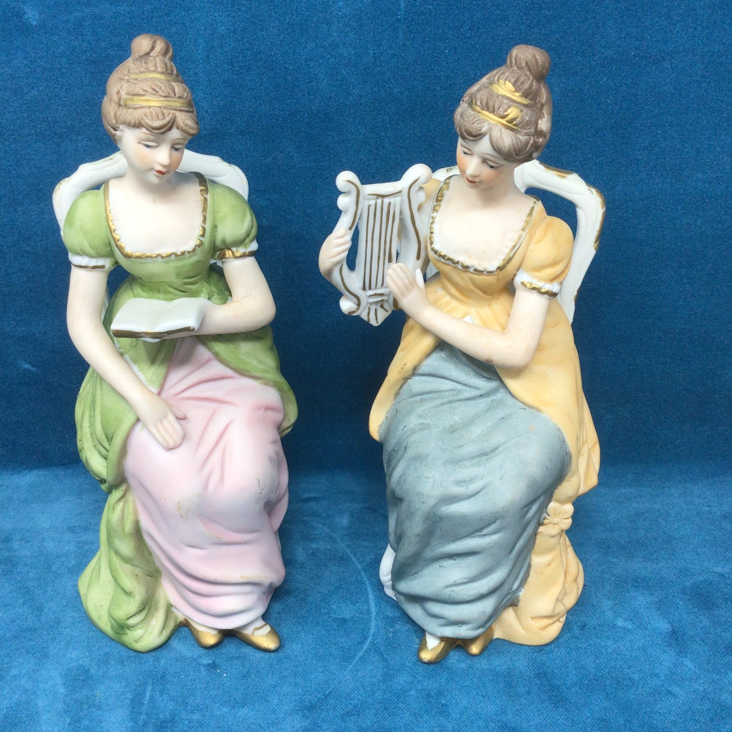 Set of Two Vintage Dainty Ladies