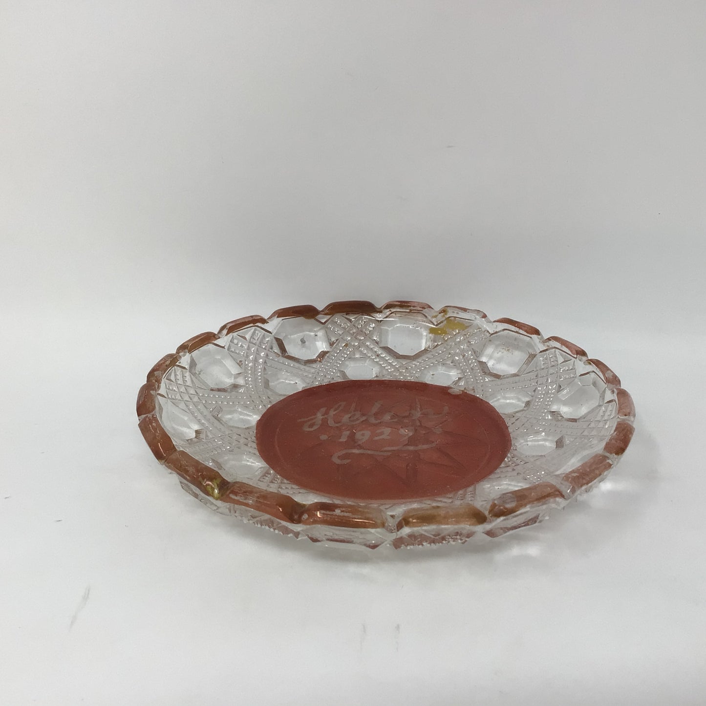 Vintage Depression Glass Trinket Bowl